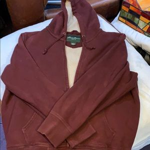 EDDIE BAUER SHERPA FLEECE LINED HOODIE